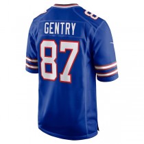 B.Bills #87 Tanner Gentry Royal Game Jersey American Stitched Football Jerseys