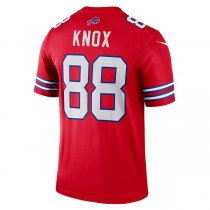 B.Bills #88 Dawson Knox Red Legend Jersey Stitched American Football Jerseys
