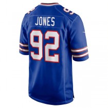 B.Bills #92 DaQuan Jones Royal Game Player Jersey Stitched American Football Jerseys