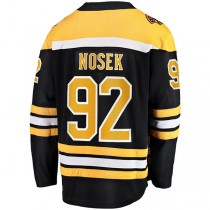 B.Bruins #92 Tomas Nosek Fanatics Branded Home Breakaway Player Jersey Black Stitched American Hockey Jerseys