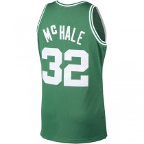 B.Celtics #32 Kevin McHale Mitchell & Ness 1985-86 Hardwood Classics Swingman Player Jersey Kelly Green Stitched American Basketball Jersey