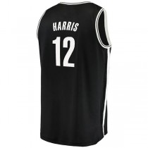 B.Nets #12 Joe Harris Fanatics Branded 2022-23 Fastbreak Jersey City Edition White Stitched American Basketball Jersey