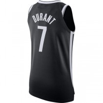 B.Nets #7 Kevin Durant 2020-21 Authentic Jersey Icon Edition Black Stitched American Basketball Jersey