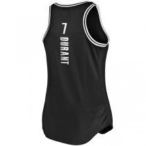 B.Nets #7 Kevin Durant Fanatics Branded Fast Break Tank Jersey Black Icon Edition Stitched American Basketball Jersey