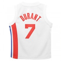 B.Nets #7 Kevin Durant Preschool 2022-23 Swingman Jersey White Classic Edition Stitched American Basketball Jersey