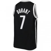 B.Nets #7 Kevin Durant Swingman Jersey Icon Edition Black Stitched American Basketball Jersey