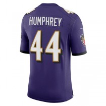 B.Ravens #44 Marlon Humphrey Purple Vapor Limited Jersey Stitched American Football Jerseys