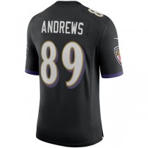 B.Ravens #89 Mark Andrews Black Vapor Limited Jersey Stitched American Football Jerseys