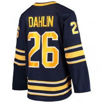 B.Sabres #26 Rasmus Dahlin 2020-21 Authentic Home Player Jersey Navy Stitched American Hockey Jerseys
