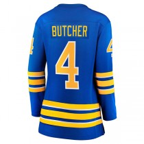 B.Sabres #4 Will Butcher Fanatics Branded Home Breakaway Player Jersey Royal Stitched American Hockey Jerseys