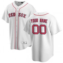 Baseball Jerseys Custom Boston Red Sox White Home Replica Custom Jersey