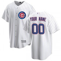 Baseball Jerseys Custom Chicago Cubs White Home Replica Custom Jersey