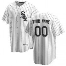 Baseball Jerseys Custom Chicago White Sox White Home Replica Custom Jersey