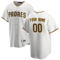 Baseball Jerseys Custom San Diego Padres White Home Replica Custom Jersey