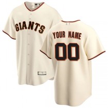 Baseball Jerseys Custom San Francisco Giants Cream Home Replica Custom Jersey