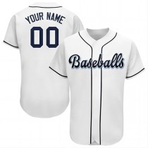 Baseball Jerseys Custom Tampa Bay Rays Stitched Personalized Button Down Baseball T Shirt