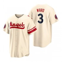 Baseball Jerseys Los Angeles Angels #3 Taylor Ward Cream Stitched 2022 City Connect Jersey Men Youth Women