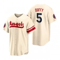 Baseball Jerseys Los Angeles Angels #5 Matt Duffy Cream Stitched 2022 City Connect Jersey Men Youth Women