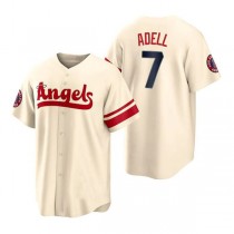 Baseball Jerseys Los Angeles Angels #7 Jo Adell Cream Stitched 2022 City Connect Jersey Men Youth Women
