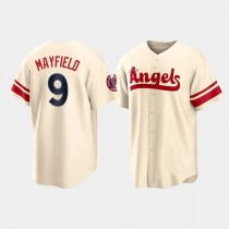 Baseball Jerseys Los Angeles Angels #9 Jack Mayfield Cream Stitched 2022 City Connect Jersey Men Youth Women