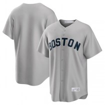 Boston Red Sox Gray Road Cooperstown Collection Team Jersey Baseball Jerseys