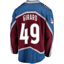C.Avalanche #49 Samuel Girard Fanatics Branded Breakaway Player Jersey Burgundy Stitched American Hockey Jerseys
