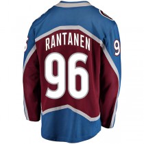 C.Avalanche #96 Mikko Rantanen Fanatics Branded Home Premier Breakaway Player Jersey Burgundy Stitched American Hockey Jerseys