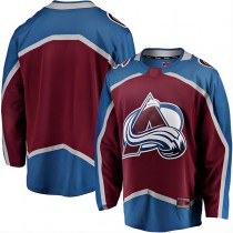 C.Avalanche Fanatics Branded Breakaway Home Jersey Burgundy Stitched American Hockey Jerseys