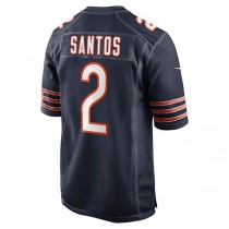C.Bears #2 Cairo Santos Navy Game Jersey Stitched American Football Jerseys