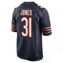 C.Bears #31 Jaylon Jones Navy Game Player Jersey Stitched American Football Jerseys