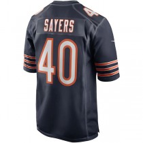 C.Bears #40 Gale Sayers Navy Game Retired Player Jersey Stitched American Football Jerseys