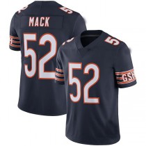C.Bears #52 Khalil Mack Navy Vapor Limited Jersey Stitched American Football Jerseys