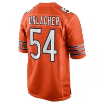 C.Bears #54 Brian Urlacher Orange Retired Player Jersey Stitched American Football Jerseys