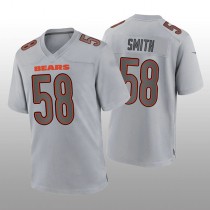 C.Bears #58 Roquan Smith Gray Atmosphere Game Jersey Stitched American Football Jerseys