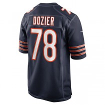 C.Bears #78 Dakota Dozier Navy Game Jersey Stitched American Football Jerseys