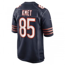 C.Bears #85 Cole Kmet Navy Player Game Jersey Stitched American Football Jerseys