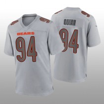 C.Bears #94 Robert Quinn Gray Atmosphere Game Jersey Stitched American Football Jerseys