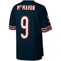 C.Bears #9 Jim McMahon Mitchell & Ness Navy Legacy Replica Jersey Stitched American Football Jerseys