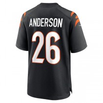 C.Bengals #26 Tycen Anderson Black Game Player Jersey Stitched American Football Jerseys