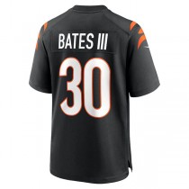 C.Bengals #30 Jessie Bates III Black Game Jersey Stitched American Football Jerseys