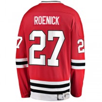 C.Blackhawks #27 Jeremy Roenick Fanatics Branded Premier Breakaway Retired Player Jersey Red Stitched American Hockey Jerseys