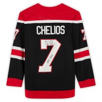 C.Blackhawks #7 Chris Chelios Fanatics Authentic Autographed 2020-21 Reverse Retro with HOF 2013 Inscription Hockey Jerseys