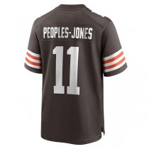 C.Browns #11 Donovan Peoples-Jones Brown Team Game Jersey Stitched American Football Jerseys