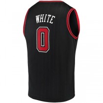 C.Bulls #0 Coby White Fanatics Branded Fast Break Replica Jersey Statement Edition Black Stitched American Basketball Jersey