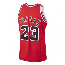 C.Bulls #23 Michael Jordan Mitchell & Ness 1997-98 Hardwood Classics Authentic Player Jersey Red Stitched American Basketball Jersey