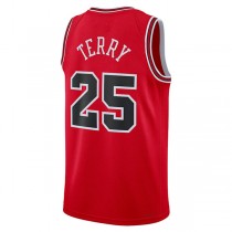 C.Bulls #25 Dalen Terry Unisex 2022 Draft First Round Pick Swingman Jersey Icon Edition Red Stitched American Basketball Jersey