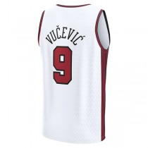 C.Bulls #9 Nikola Vucevic Fanatics Branded 2022-23 Fastbreak Jersey City Edition White Stitched American Basketball Jersey