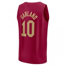C.Cavaliers #10 Darius Garland Fanatics Branded 2021-22 Fast Break Player Jersey Wine Icon Edition Stitched American Basketball Jersey
