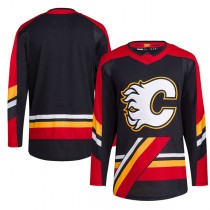 C.Flames Reverse Retro 2.0 Authentic Blank Jersey Black Stitched American Hockey Jerseys