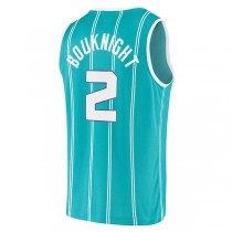 C.Hornets #2 James Bouknight Fanatics Branded 2021-22 Fast Break Replica Player Jersey Icon Edition Teal Stitched American Basketball Jersey